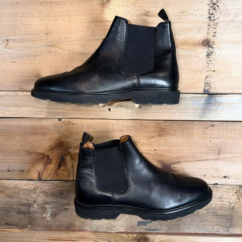 1826 Chelsea Boots Size 10 Black Leather